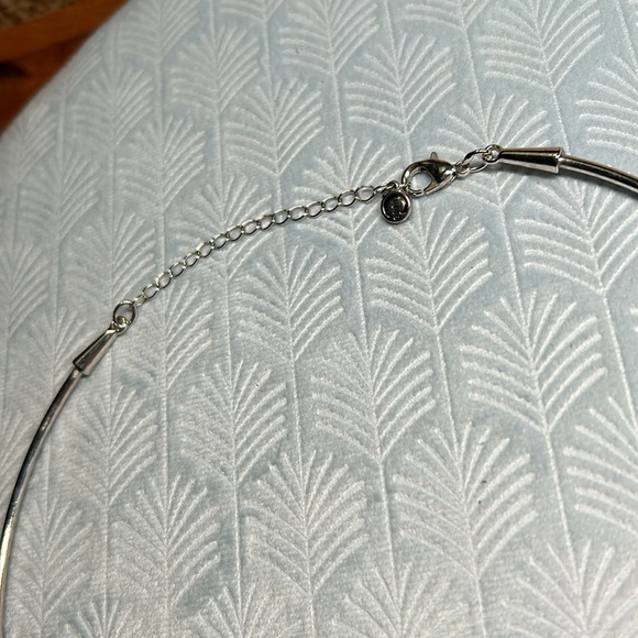 Solid circle silver necklace 1946 tag - Picture 5 of 11